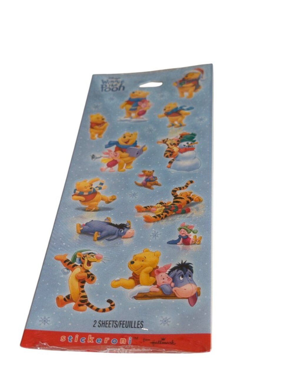 Stickeroni Holiday Sticker Lot Christmas Hallmark Grinch Snowmen Winnie The Pooh - Picture 5 of 6